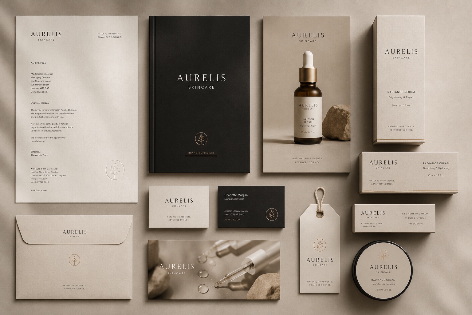AURELIS Skincare｜品牌識別系統