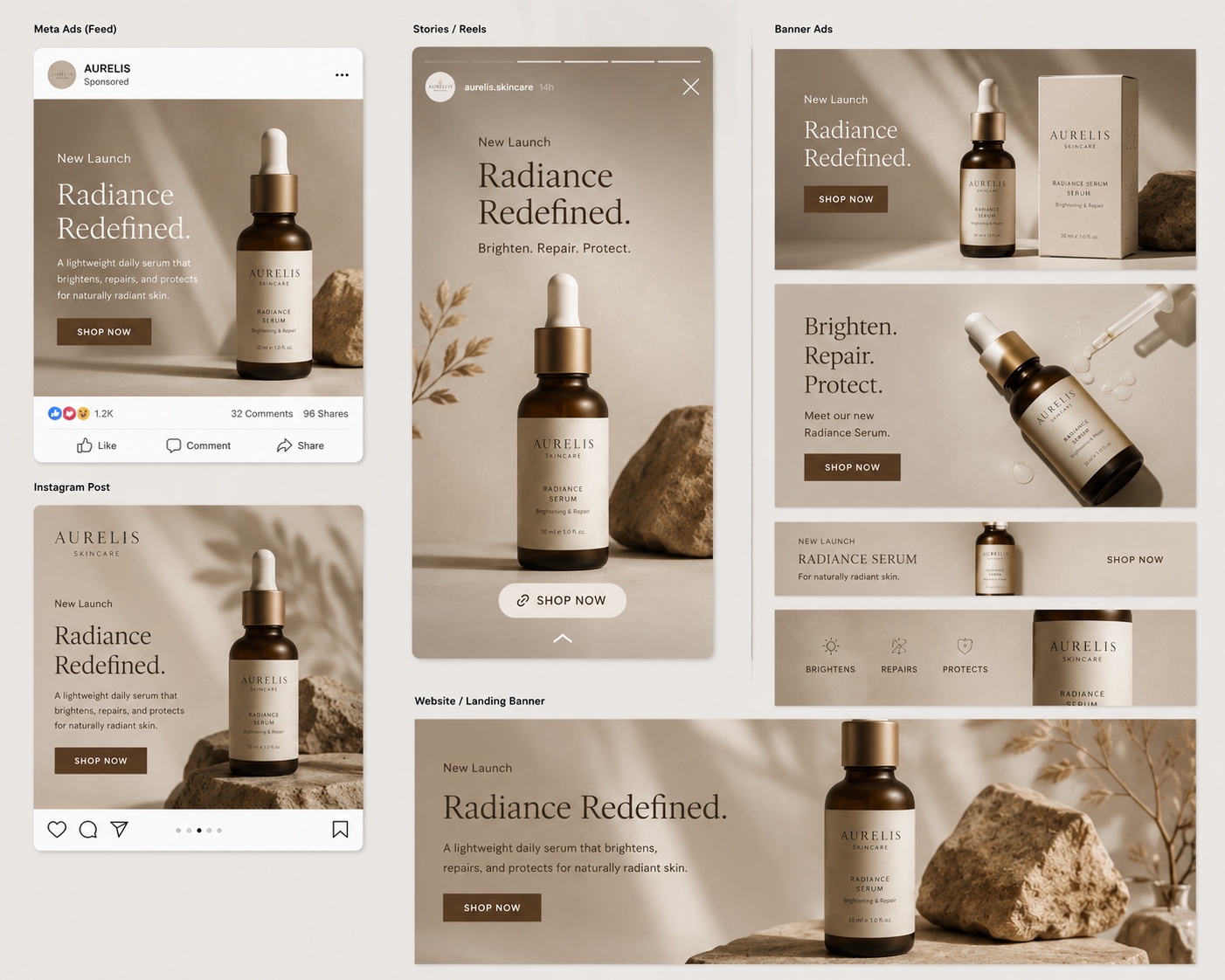 Radiance Redefined｜產品上市廣告素材